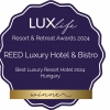 Best Luxury Resort Hotel 2024 - Hungary díjat nyert a REED Luxury Hotel & Bistro*****